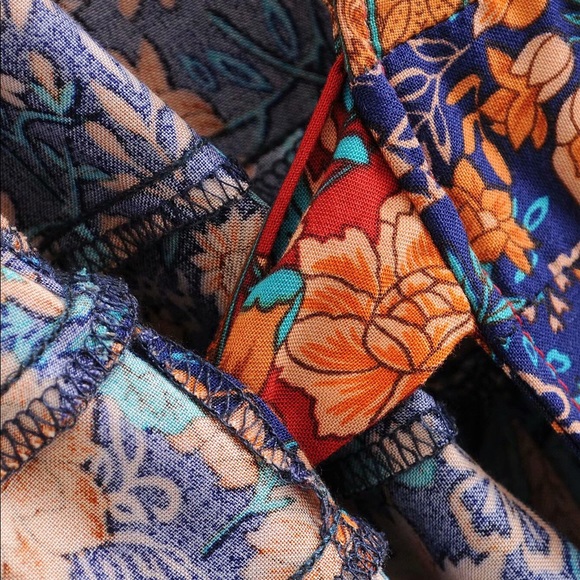 Boho Chic Vintage Floral Wrap Dress🎉RESTOCKED🎉 - Picture 10 of 16